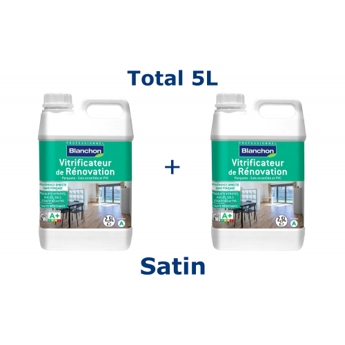 Blanchon Renovation Lacquer SATIN 5 ltr (two 2.5 ltr can)  00404661
